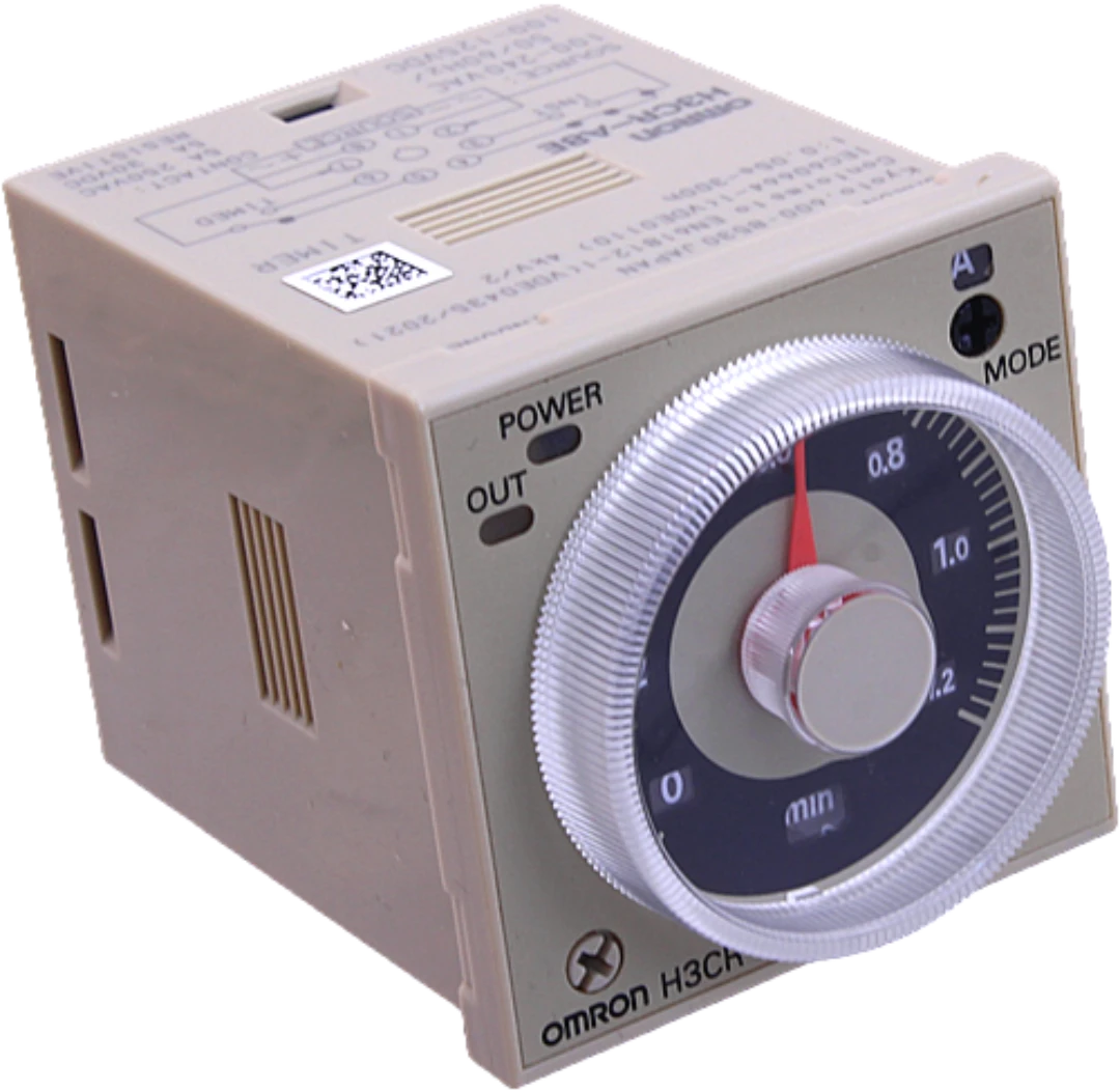Tidrelä, Omron H3CRA8E, (DEVE), 8-pin sockel, 100-250V