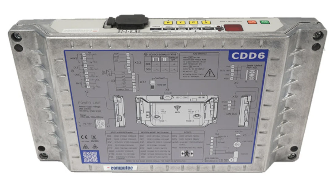 Dörrstyrning, Computec CDD6, med adapterplåt