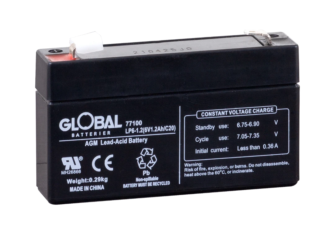 Batteri, 6V, 1.3Ah