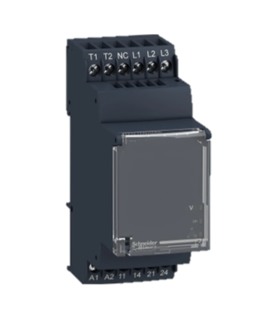 Fasvakt+Temp.övervakning, Schneider, RM35TM, 3-fas, 24-240VAC, 2NO