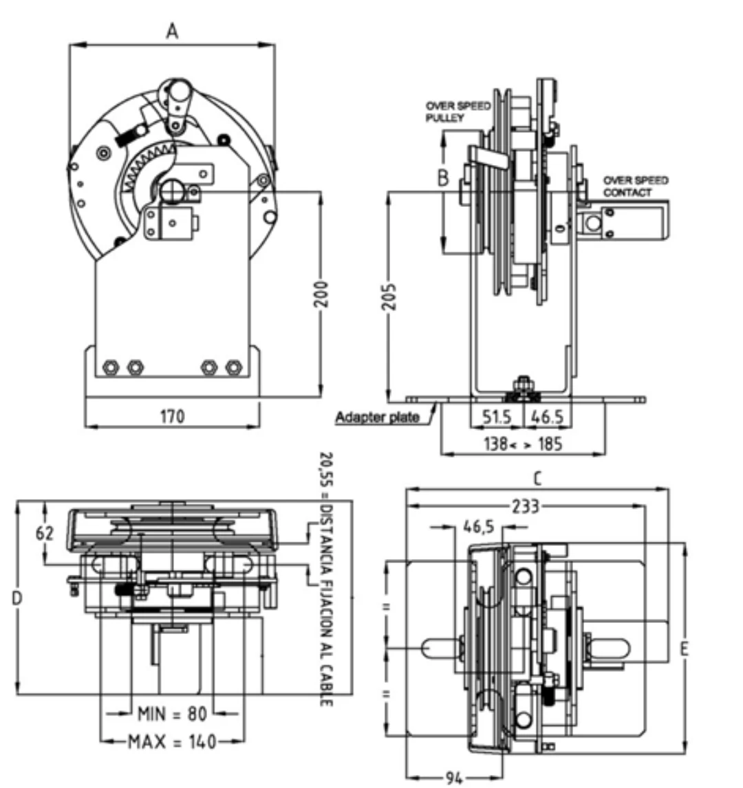 HR, Gervall Europa, D=200mm, Vn=1.2/Va=1.6m/s